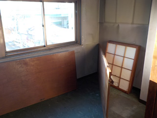 部屋１右奥のアフター