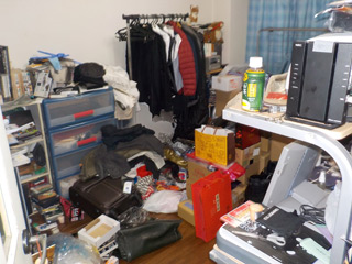 作業前の家財の写真