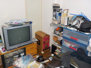 作業前の家財の写真