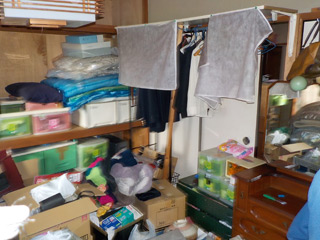 作業前の家財の写真