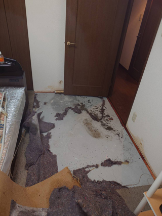 部屋１床下の汚染
