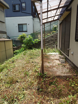 庭のアフター