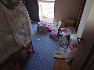 部屋３入口のビフォア