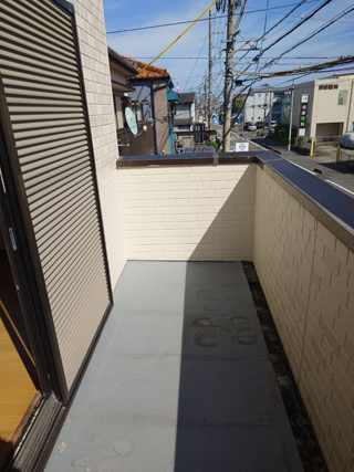 ベランダのアフター