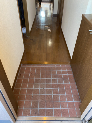玄関のアフター