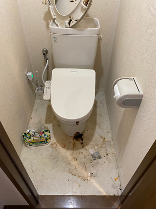 トイレのアフター