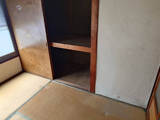 部屋２押し入れのアフター