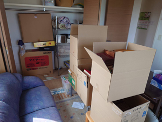 部屋１クローゼットのビフォア