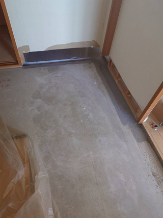部屋３トイレ側のアフター