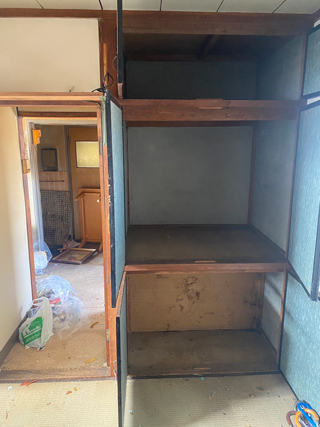 部屋２押し入れのアフター