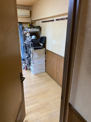 部屋入り口のアフター