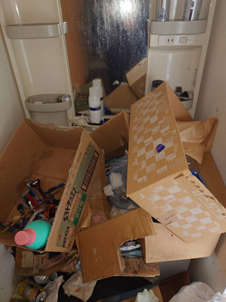 洗面台のビフォア