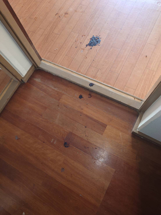 洗面からキッチンのビフォア