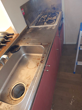 キッチン台のビフォア