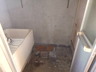 浴室のアフター