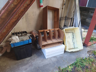 アパート外周のビフォア