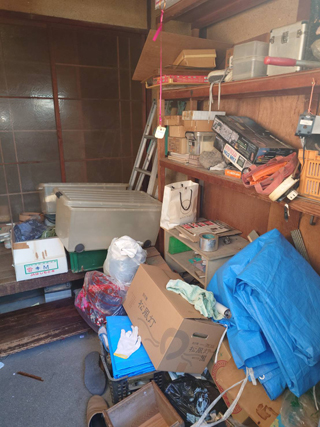 １軒目玄関のビフォ