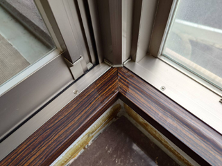窓サッシのアフター