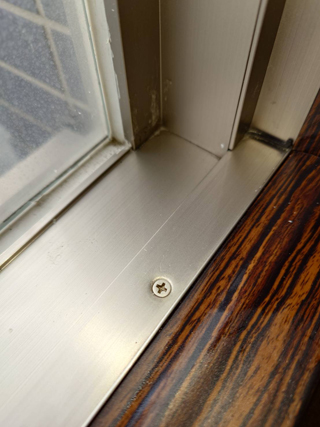 窓サッシのアフター