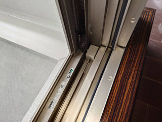 窓サッシのアフター