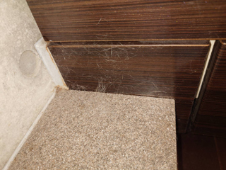 キッチン床のビフォア