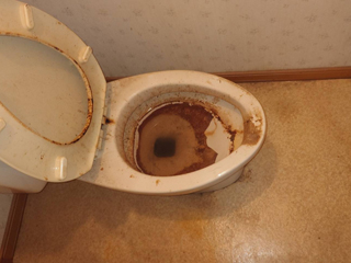 トイレの撤去後