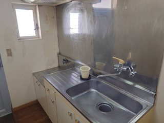 ッチン背面板のアフター