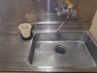 キッチンシンクのアフター