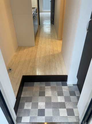 玄関のアフター