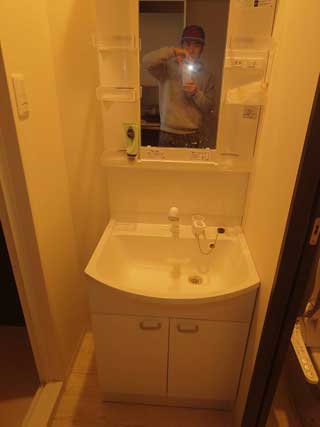 洗面のビフォア