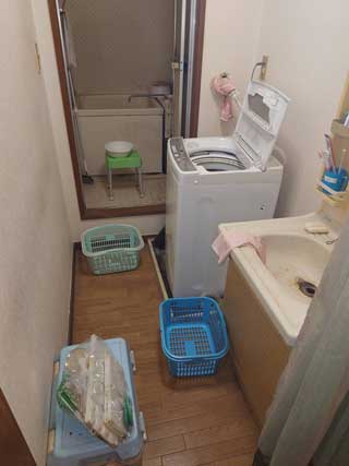 洗面のビフォア