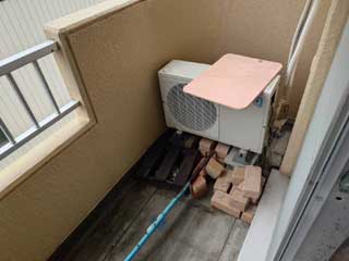 ベランダのビフォア