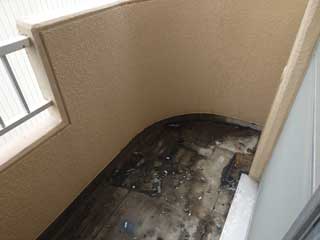 ベランダのアフター