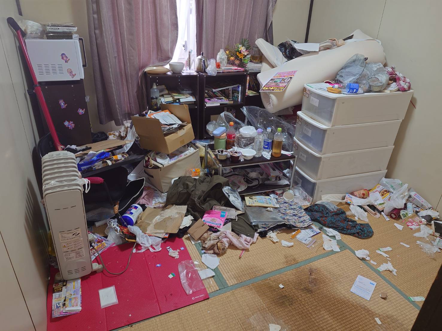 お亡くなりになった部屋1のビフォアアフター