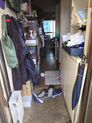 玄関のビフォアアフター