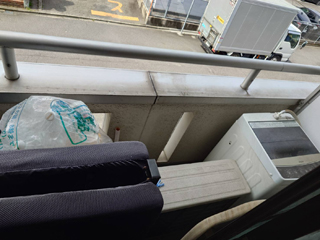 ベランダのビフォアアフター