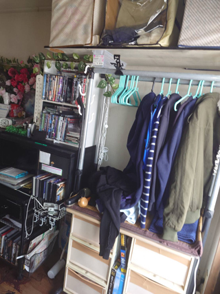 部屋のビフォアアフター