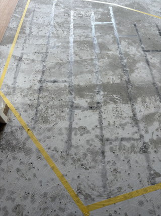 亡くなった箇所の床撤去後