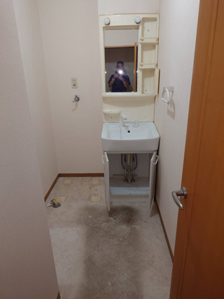 洗面のビフォアアフター