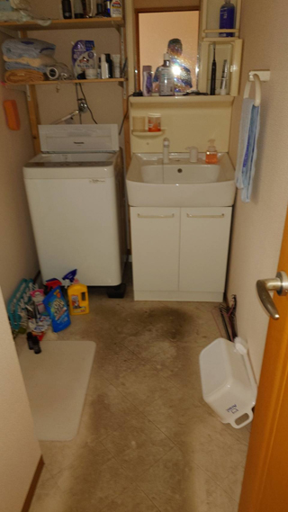 洗面のビフォアアフター