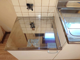 キッチンコンロ台のビフォアアフター