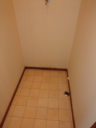 洗濯機置き場のビフォアアフター