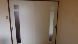 キッチン入り口戸のビフォアアフター