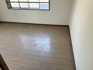 部屋１ビフォア、撤去後、アフター