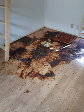 亡くなった場所のビフォア