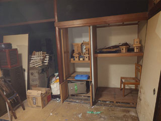 部屋２押し入れのビフォアアフター