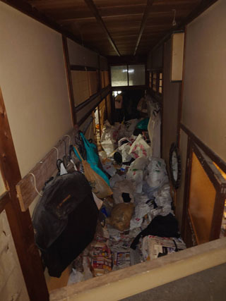 廊下逆側のビフォアアフター