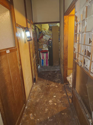 浴室前廊下のビフォアアフター