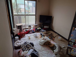 亡くなった部屋のビフォア