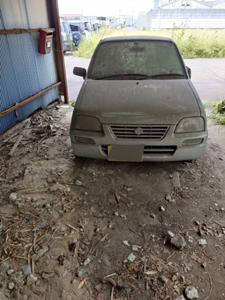 車庫内のビフォアアフター